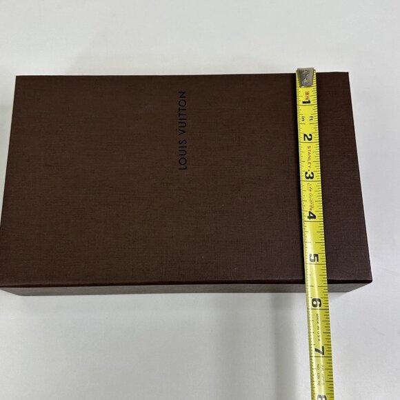 Louis Vuitton Brown Sliding Drawer Gift Box With Black Pull Tab 8.5"x5.5"x2" - Picture 11 of 12